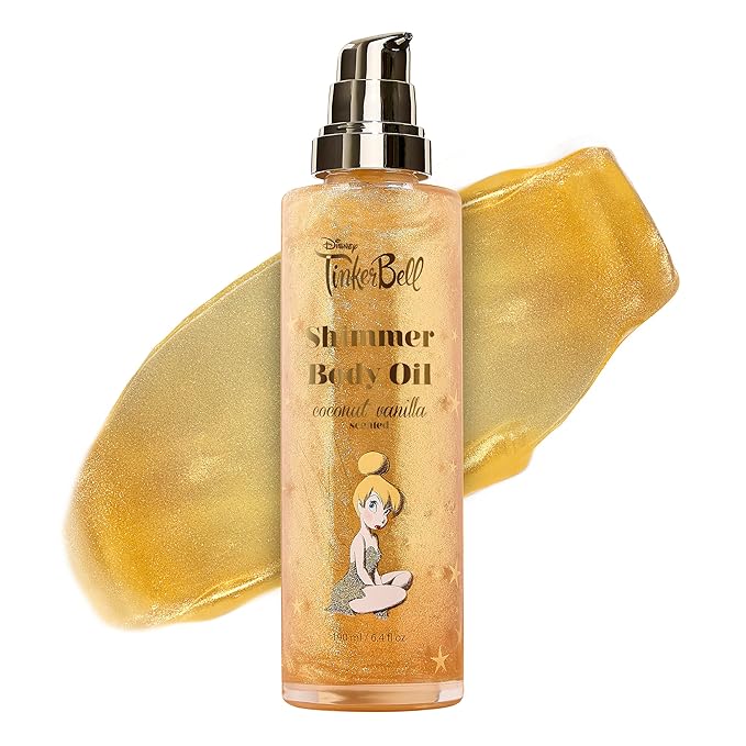 Belle Maison Disney Skin Care with Coconut Vanilla - Luxurious Skin Care Infused with Coconut Oil, 190ML/6.4 FL OZ, Body Oil