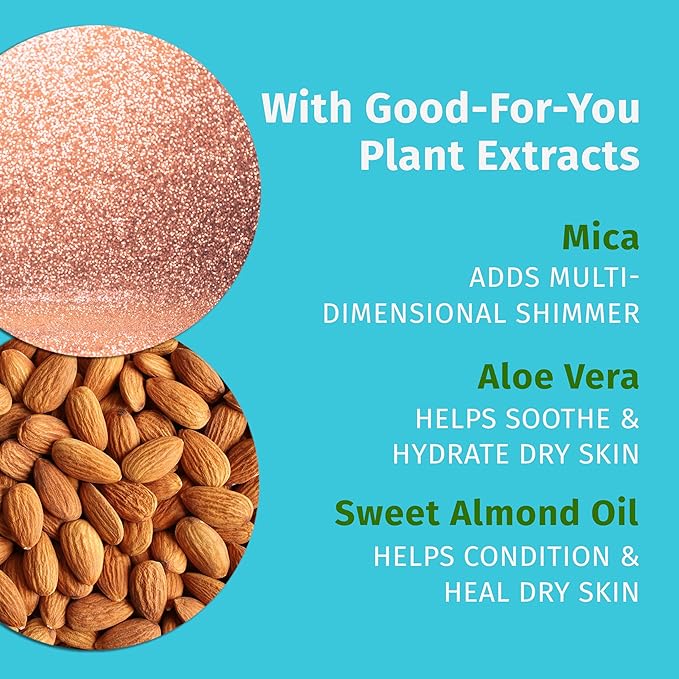 Hempz Glow Getter, Hydrating Body Oil with Shimmer 6.76 oz.