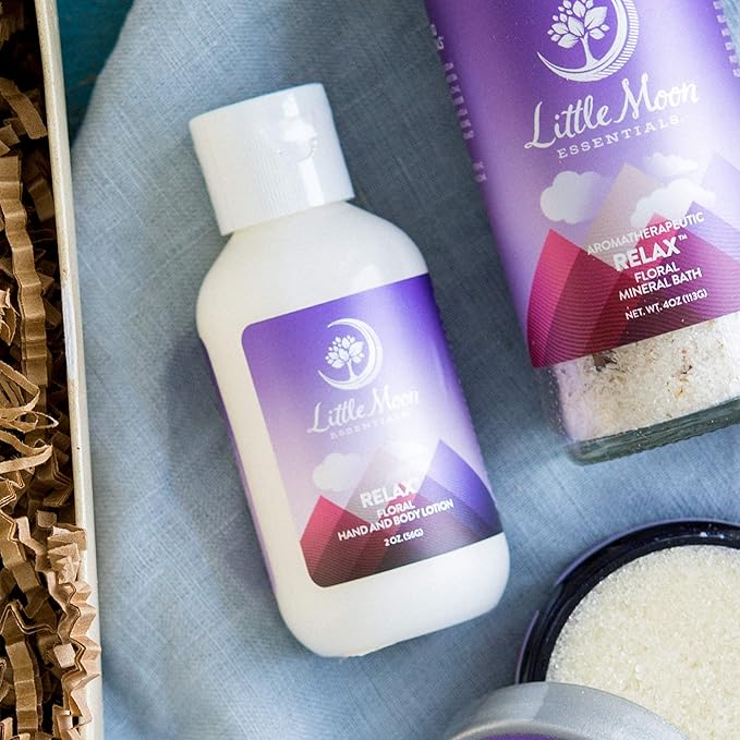 Little Moon Essentials Floral Hand & Body Lotion, Relax, 4 oz.