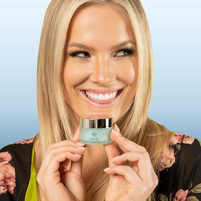 SNOW Lip Exfoliating Sugar Scrub - Lip Scrub Exfoliator for Plump & Soft Lips - Care Product with Jojoba Oil Moisturize Dry Lips Care Kit Essential Lavender & Mint