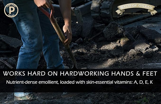 BALM OF GILEAD Foot Cream with Tea Tree and Eucalyptus, Antifungal Cream - Intensive Athletes Foot Treatment for Dry Cracked Heels and Feet, Nail Ringworm Treatment, Body Skin Advanced Soothing Cream