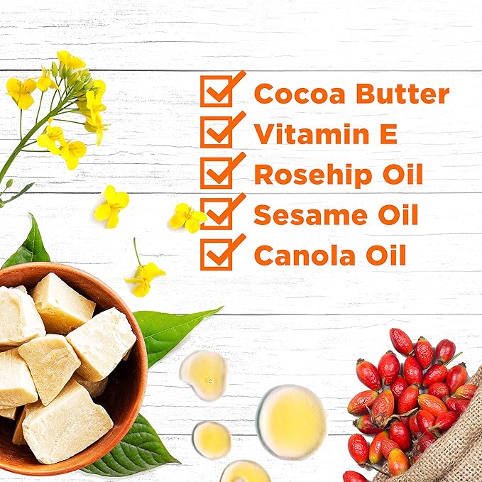 Palmer's Cocoa Butter Formula Skin Therapy Moisturizing Body Oil with Vitamin E & Pure Argan Oil, Deep Body Moisturizer for Dry, Damaged Skin, Scars or Stretch Marks, 5.1 Fl Oz (Pack of 3), YELLOW