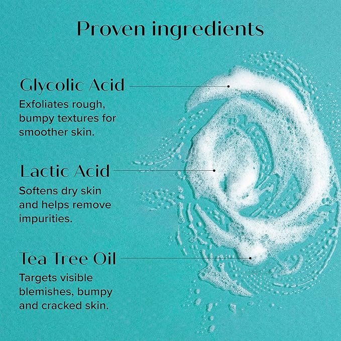 Medix 5.5 Exfoliating AHA Glycolic Acid Face & Body Wash Cleanser + Vitamin C Moisturizing Body Cream Lotion Skin Care 2PC Set | Alpha Hydroxy Acid & Lactic Acid Foaming Face Wash, 2-PC