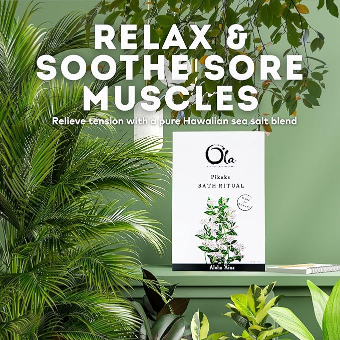 Ola Tropical Apothecary Pikake Scented Hawaiian Sea Salt Bath Rituals - 2 oz