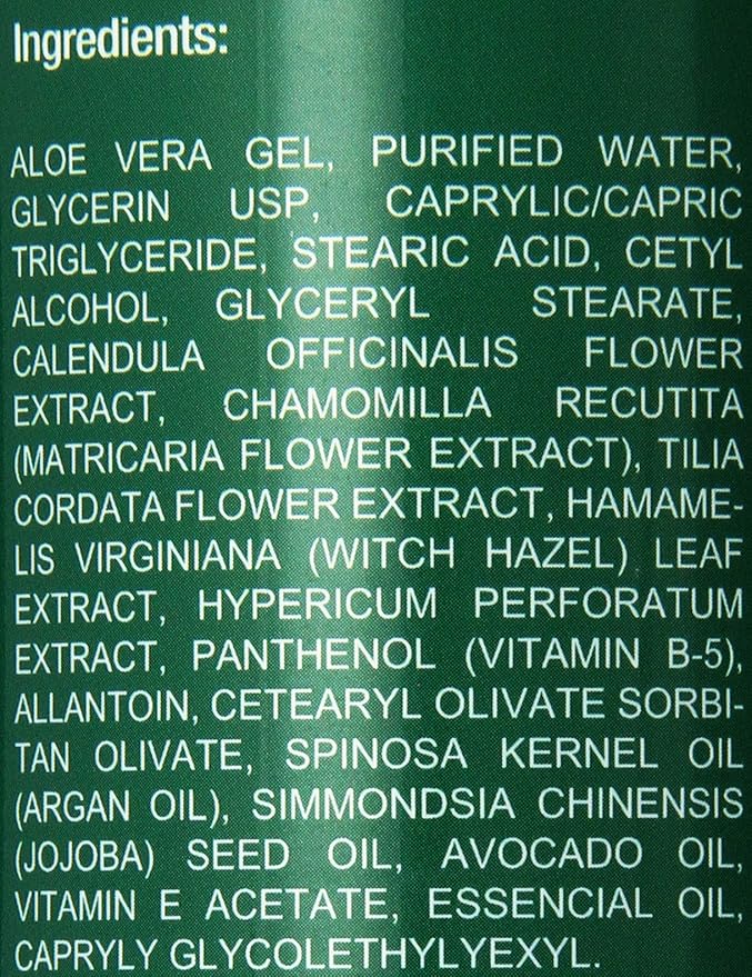 Real Aloe Lotion, Aloe Vera, 16 Fluid Ounce