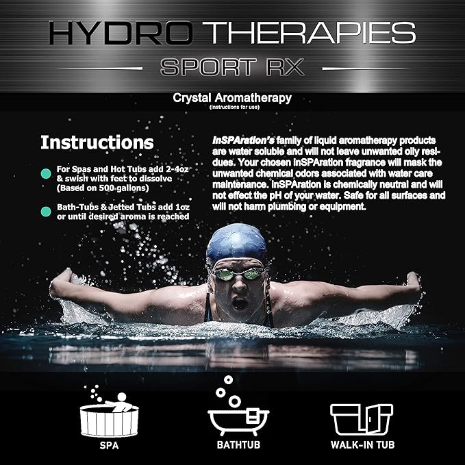 InSPAration 7492 HTX Energize Therapies Crystals for Spa and Hot Tubs, 19-Ounce, Orange