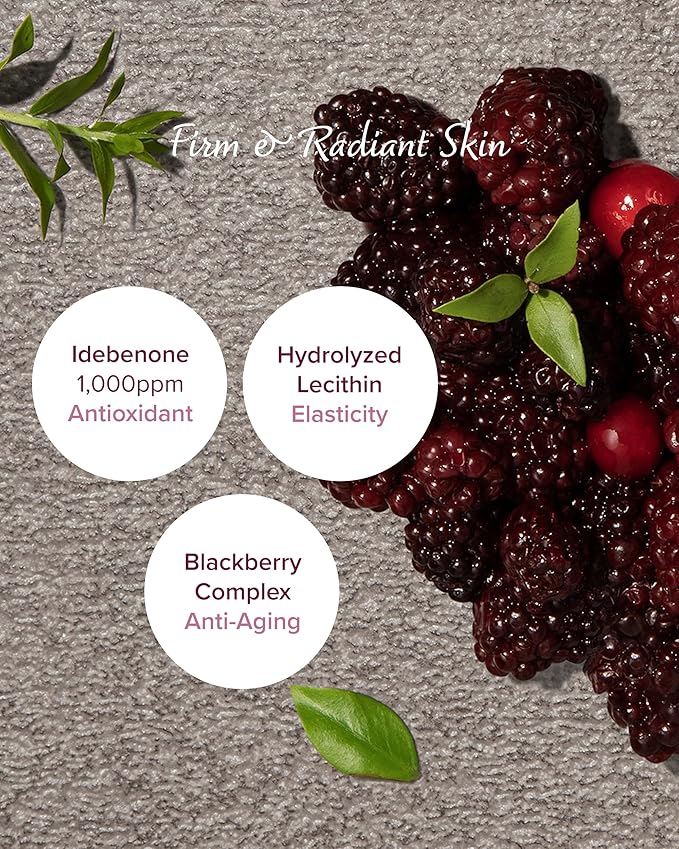 Mary&May SEOUL EDITION Idebenone Blackberry Complex Serum - Korean Anti Aging Face Serum for Skin Elasticity, Nourishing and Radiance - Fragrance-Free, Vegan, and Cruelty-Free, 2.7 fl.oz.