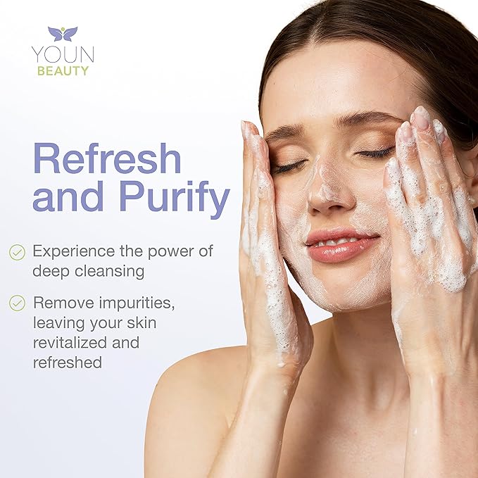 YOUN Beauty 2 Minutes 5 Years Younger Skin Care System by Dr. Anthony Youn – Anti-Aging Skincare Set: Vitamin C Serum, 2.5% Retinol Moisturizer, Green Tea Facial Cleanser & Wash-Off Exfoliating Cream