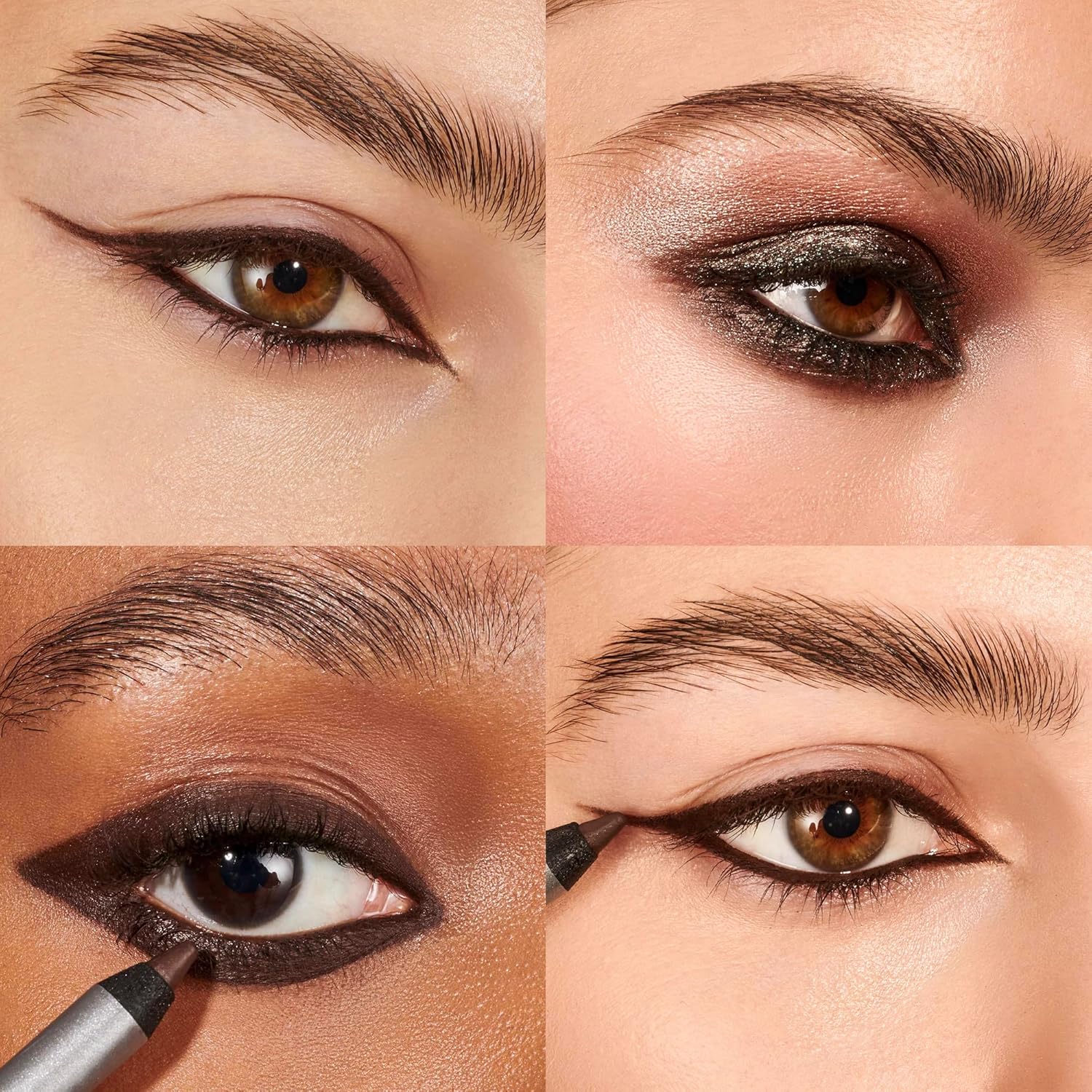 Wonderskin Eyeliner Pencil, 1440 Longwear Brown Eyeliner Pencil - Waterproof, Sharpenable & Smudge Proof