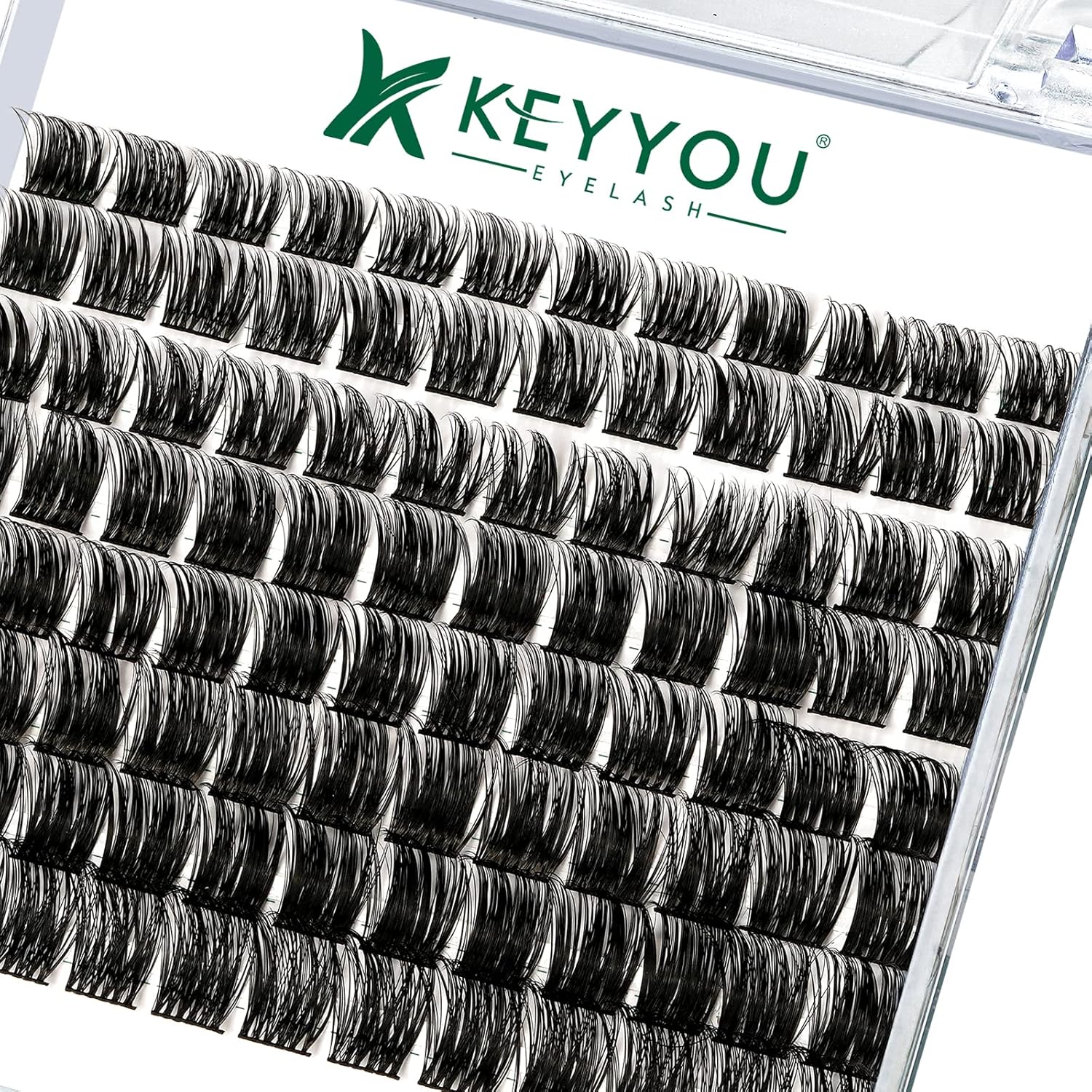 Lash Clusters 96pcs Individual Lashes Y12 D Curl 8-18MIX Cluster Lashes KEYYOU Volume Wispy Lash Extension Soft&Comfortable Easy DIY at Home(Y12 D-8-18MIX)
